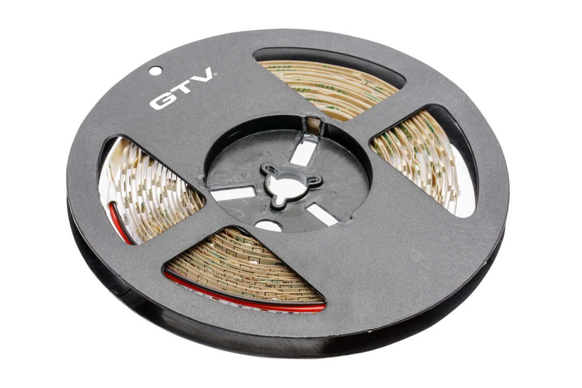 LED лента Flash Tape 3528, 600  топло бяло, 9,6W/m без гел 8mm, 12V, 2m, mini amp